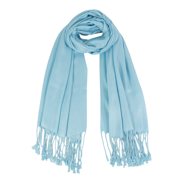 Plain Pashmina PP1028B (12PC)