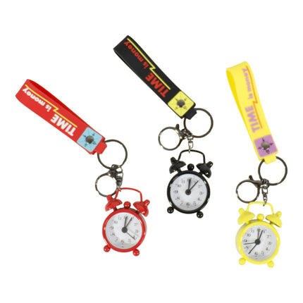 Cute Mini Alarm Clock Keychain KC2830-53 (12PC)