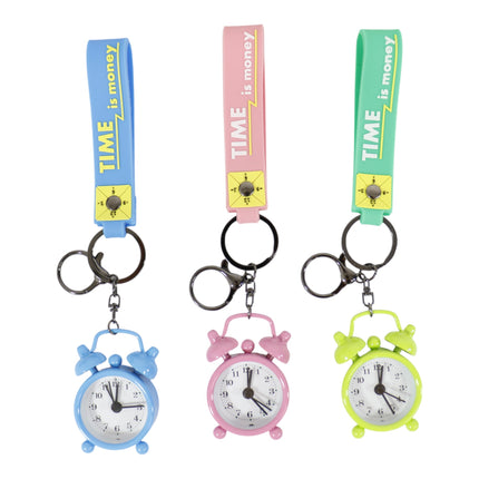 Cute Mini Alarm Clock Keychain KC2830-53 (12PC)