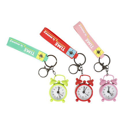 Cute Mini Alarm Clock Keychain KC2830-53 (12PC)