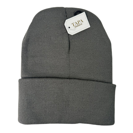Solid Color Plain Long Beanie BP100 (12PC)