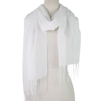 Plain Viscose Scarves VP1211B (12PC)