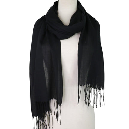 Plain Viscose Scarves VP1211A (12PC)