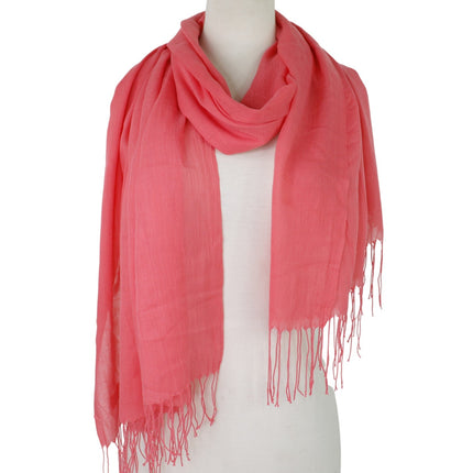 Plain Viscose Scarves VP1211A (12PC)