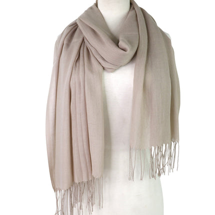 Plain Viscose Scarves VP1211B (12PC)