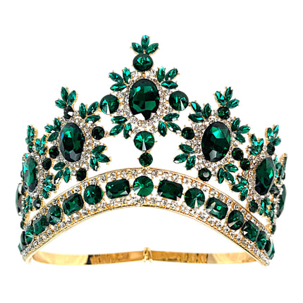 Crystal Tiara Crown HT955 (1pc)