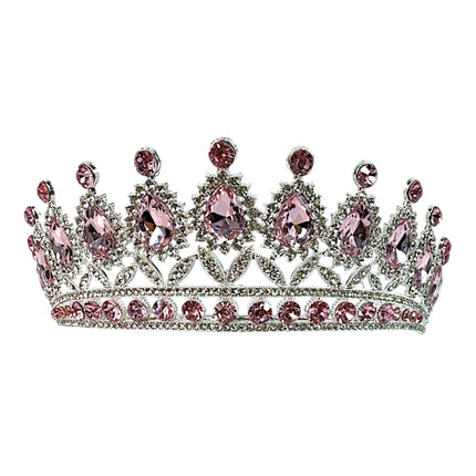 Crystal Tiara Crown HT0879 (2PC)