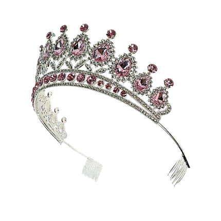 Crystal Tiara Crown HT0879 (2PC)