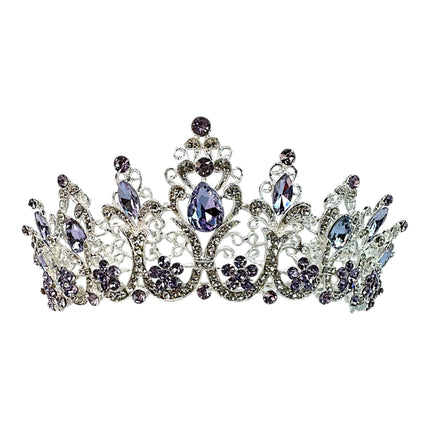 Crystal Tiara Crown HT0915 (2PC)