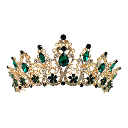 Crystal Tiara Crown HT0915 (2PC)