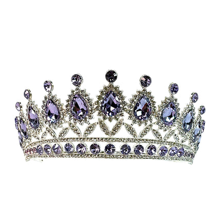 Crystal Tiara Crown HT0879 (2PC)