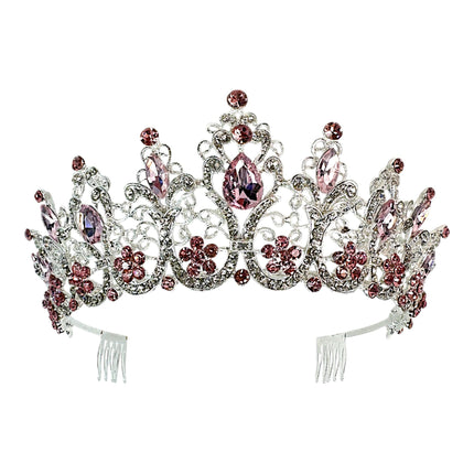 Crystal Tiara Crown HT0915 (2PC)