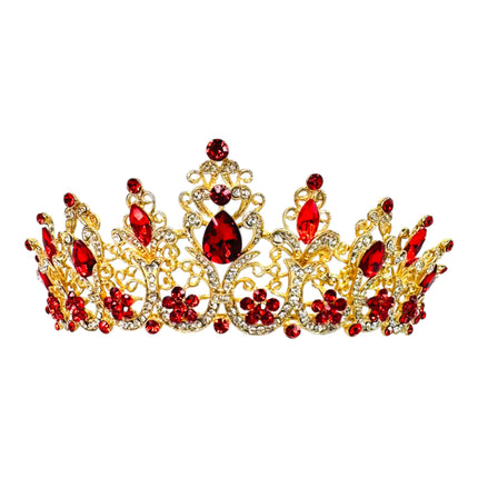 Crystal Tiara Crown HT0915 (2PC)