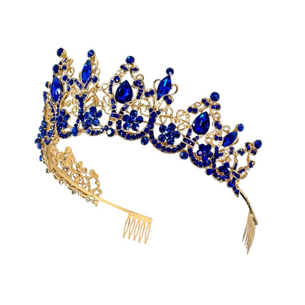 Crystal Tiara Crown HT0915 (2PC)