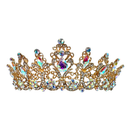 Crystal Tiara Crown HT0915 (2PC)