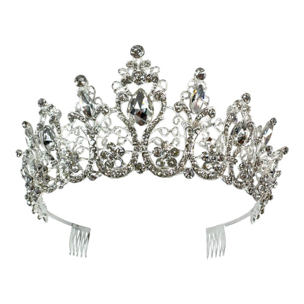 Crystal Tiara Crown HT0915 (2PC)