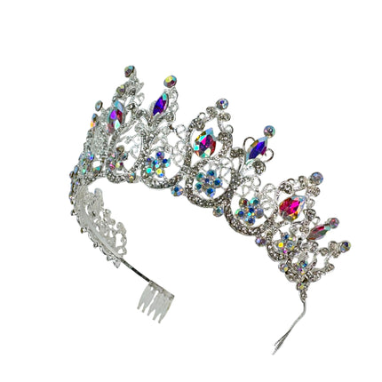 Crystal Tiara Crown HT0915 (2PC)