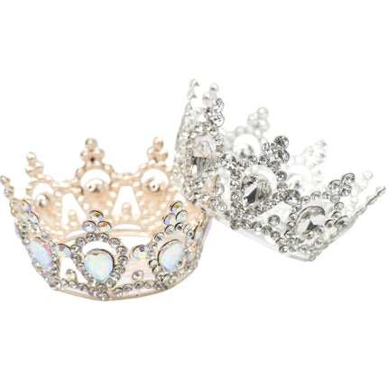 Crystal Small Tiara Hair Crown HT0952 (6PC)