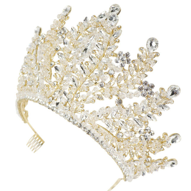 Crystal Tiara Crown HT0963 (1PC)
