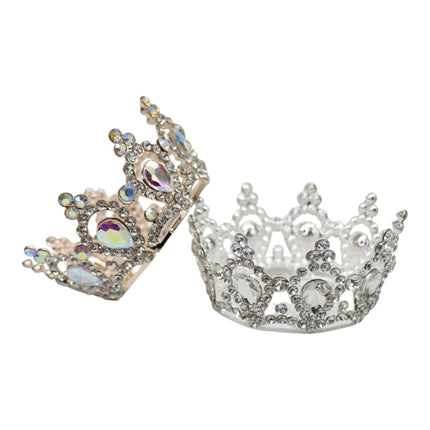 Crystal Small Tiara Hair Crown HT0952 (6PC)