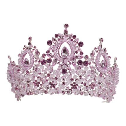 Crystal Tiara Crown HT0962 (2PC)