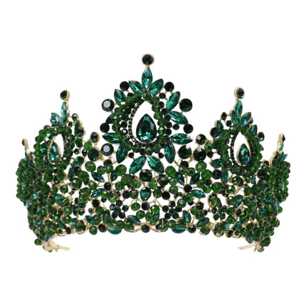 Crystal Tiara Crown HT0962 (2PC)
