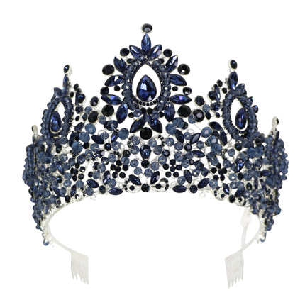 Crystal Tiara Crown HT0962 (2PC)