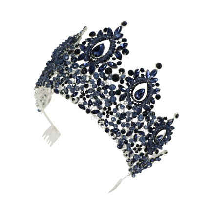 Crystal Tiara Crown HT0962 (2PC)