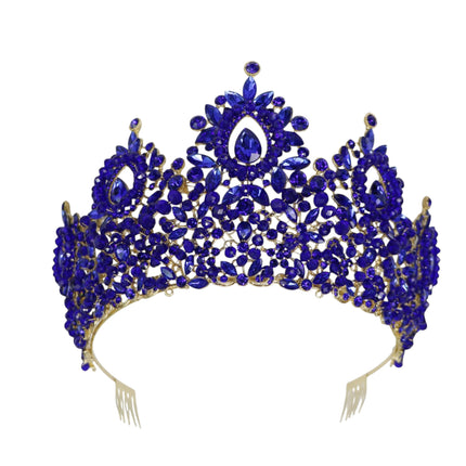 Crystal Tiara Crown HT0962 (2PC)