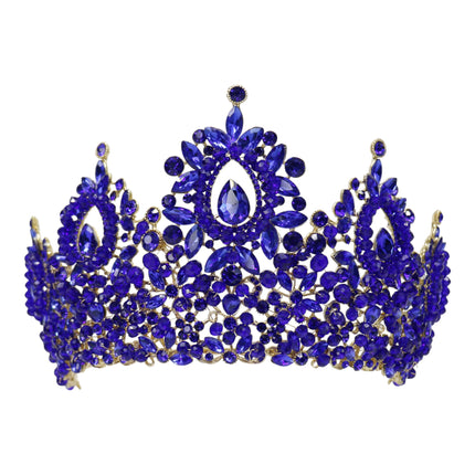 Crystal Tiara Crown HT0962 (2PC)