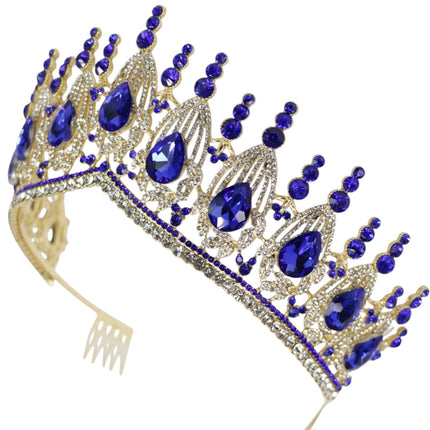 Crystal Tiara Crown HT0951 (2PC)