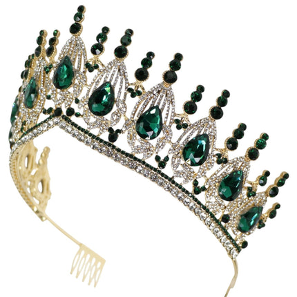 Crystal Tiara Crown HT0951 (2PC)