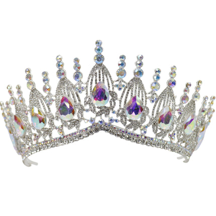 Crystal Tiara Crown HT0951 (2PC)