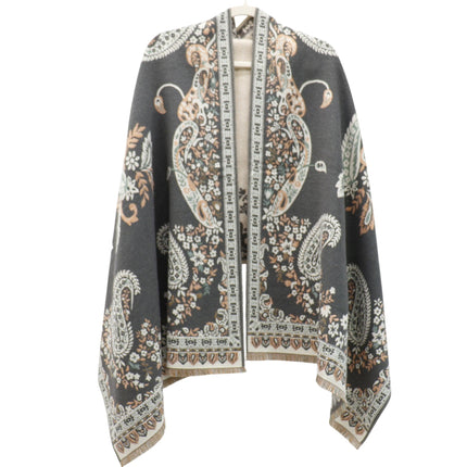 Cashmere Feel Winter Reversible Floral Paisley Scarves SCF5726-52 (12PC)