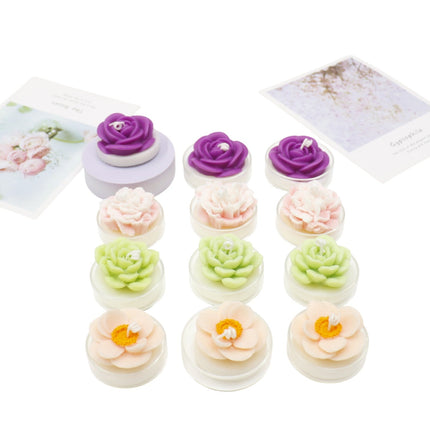 Flower Shape Scented Candle SS41106-23 (12PC)
