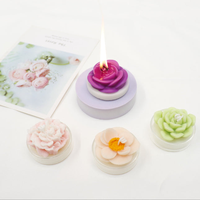 Flower Shape Scented Candle SS41106-23 (12PC)