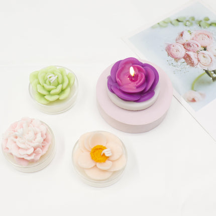 Flower Shape Scented Candle SS41106-23 (12PC)