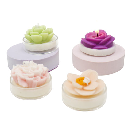 Flower Shape Scented Candle SS41106-23 (12PC)