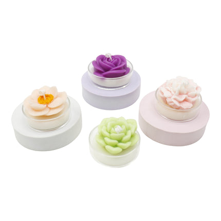Flower Shape Scented Candle SS41106-23 (12PC)