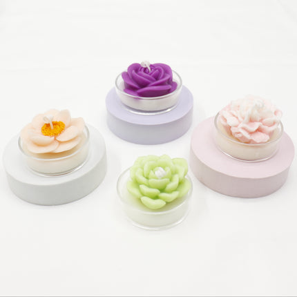 Flower Shape Scented Candle SS41106-23 (12PC)