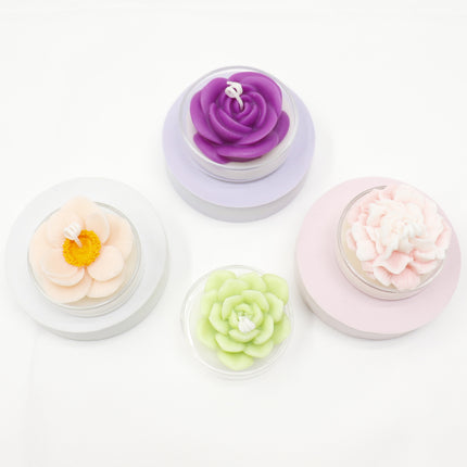 Flower Shape Scented Candle SS41106-23 (12PC)