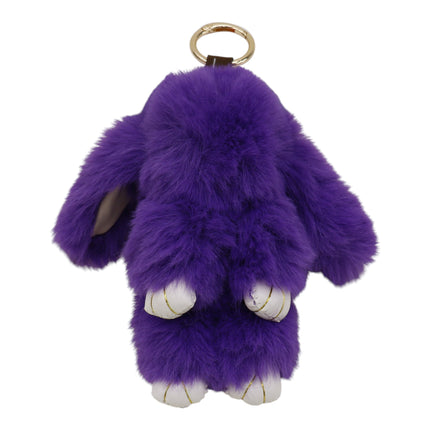 Cut Rabbit Pom Pom Keychain KC0225-5 (12PC)