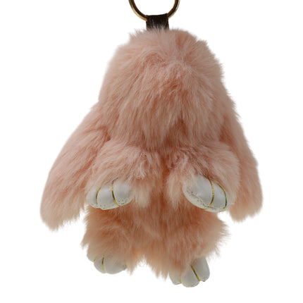 Cut Rabbit Pom Pom Keychain KC0225-5 (12PC)