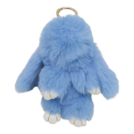 Cut Rabbit Pom Pom Keychain KC0225-5 (12PC)