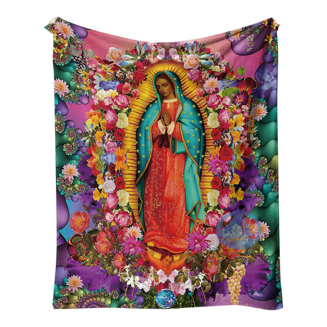 Our Lady of Virgin Mary Graphic Blanket SS51122-41 (12PC)