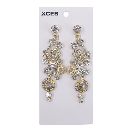 Oval Crystal Drop Bridal Earring JE72996 (3PAIR)