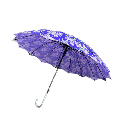 Double Layered Adults Floral 16 Panel Umbrella UM6011 (12PC)