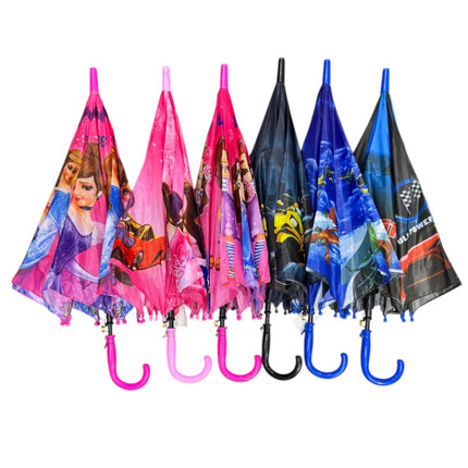 Kids Girls And Boys Auto Open-Fold Umbrella UM4512(12pc)