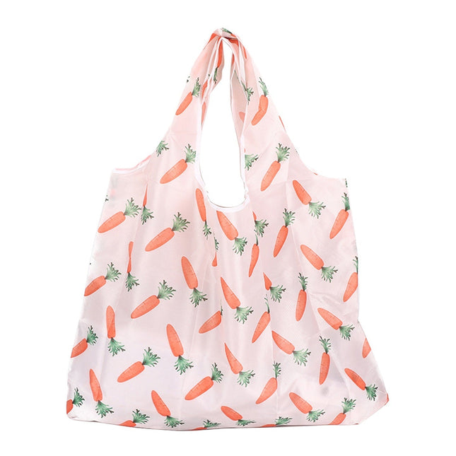 Large Foldable Tote Nylon Reusable Grocery Bags 12Pack SS6115-23 (12PC)