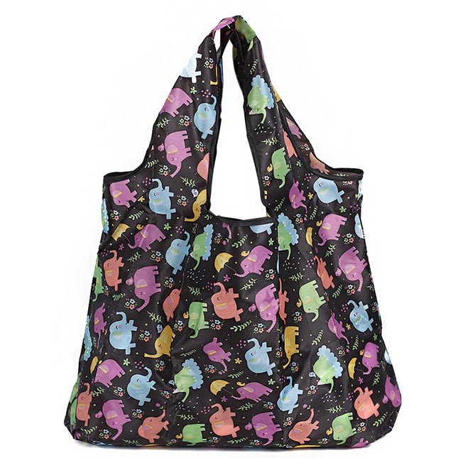 Large Foldable Tote Nylon Reusable Grocery Bags 12Pack SS6115-27 (12PC)